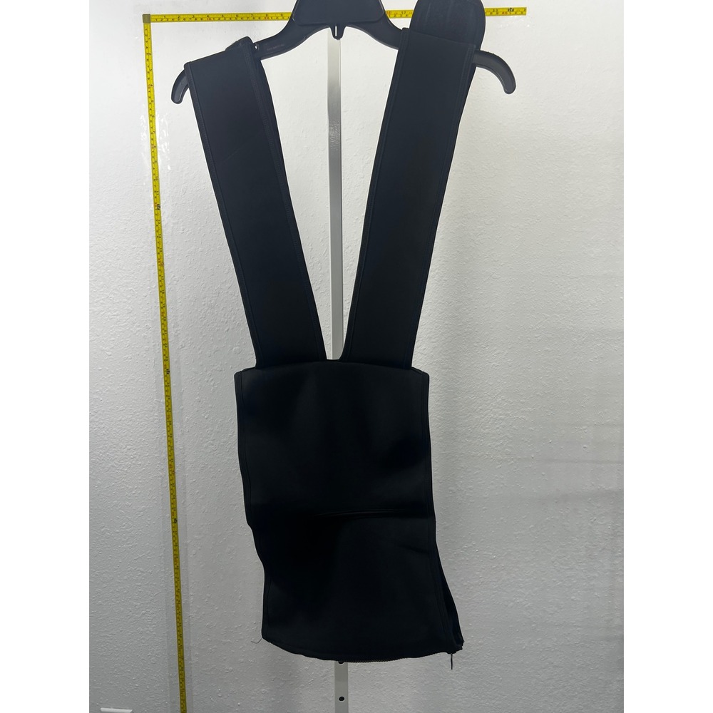 Unbranded Neoprene Waist‎ Trainer Vest Sweat Body Shaper Black XL Zipper Strap